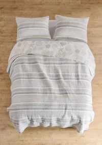 Bayshore Taupe Quilt Set