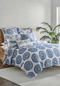 Batik Ocean Fish Pillow 12x24