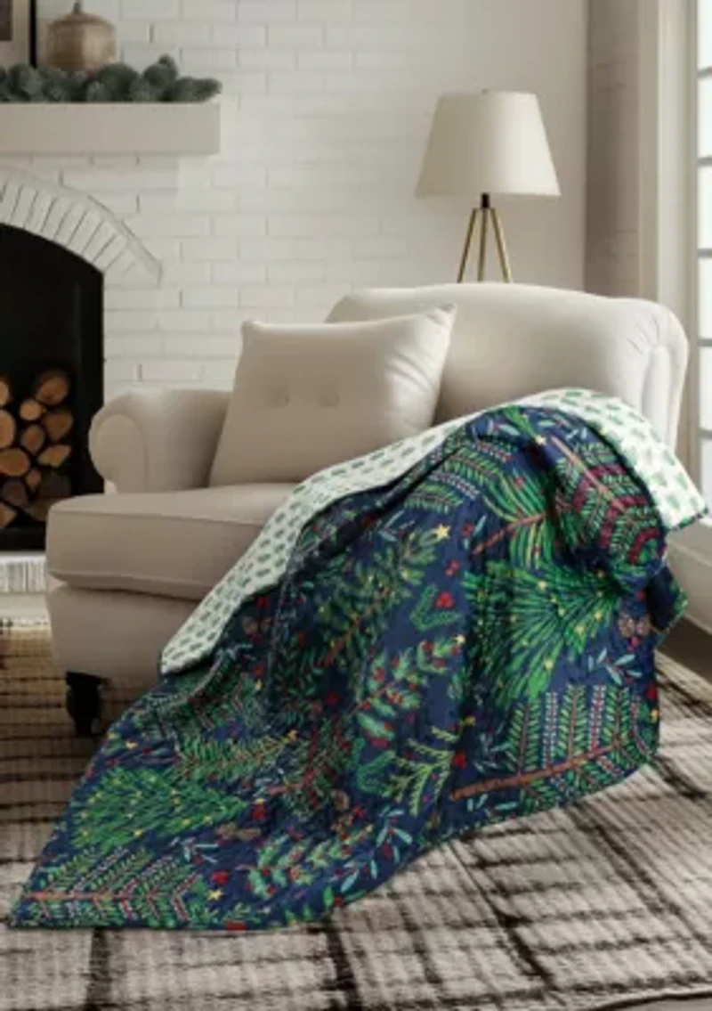 Woodsy Wonder Quilted Throw