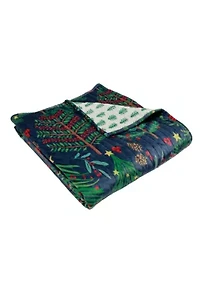 Woodsy Wonder Quilted Throw