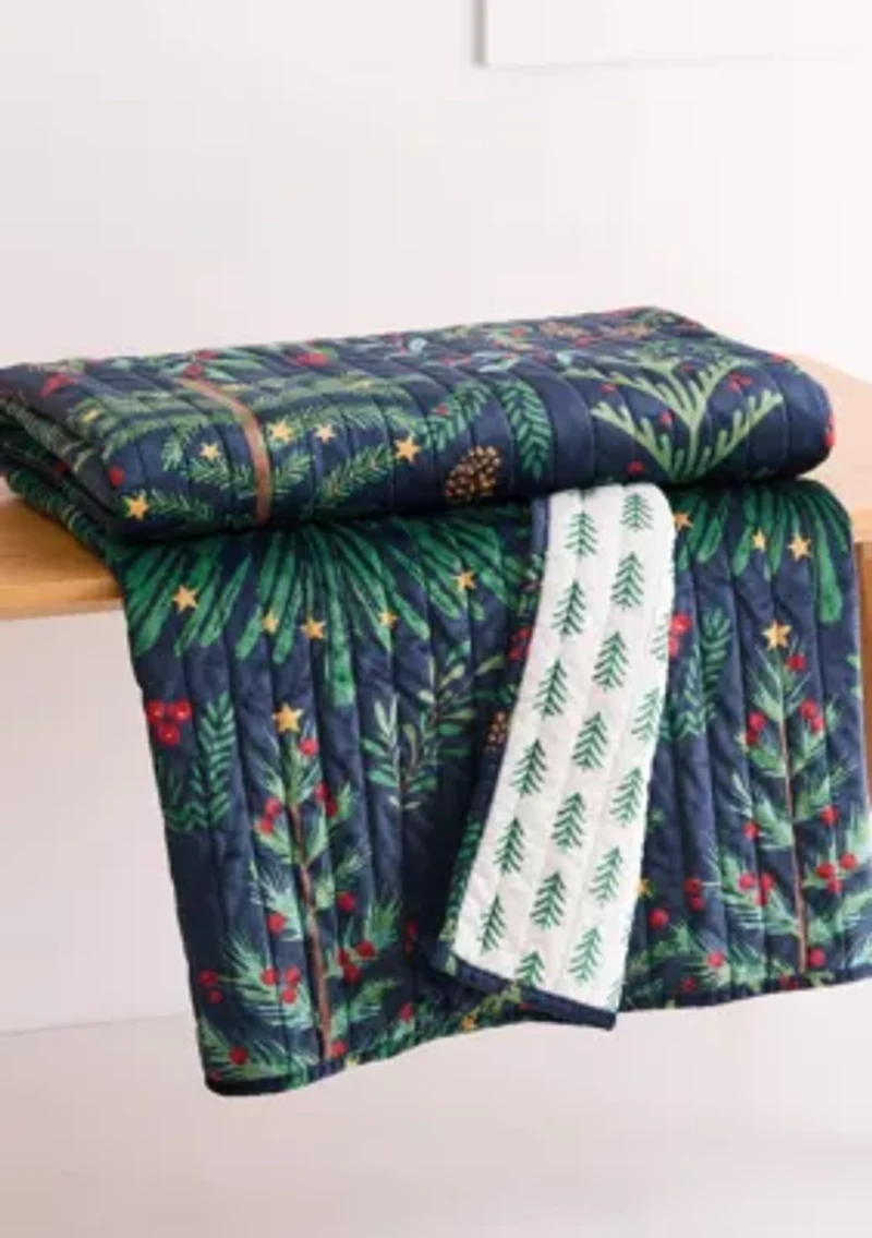 Woodsy Wonder Quilted Throw