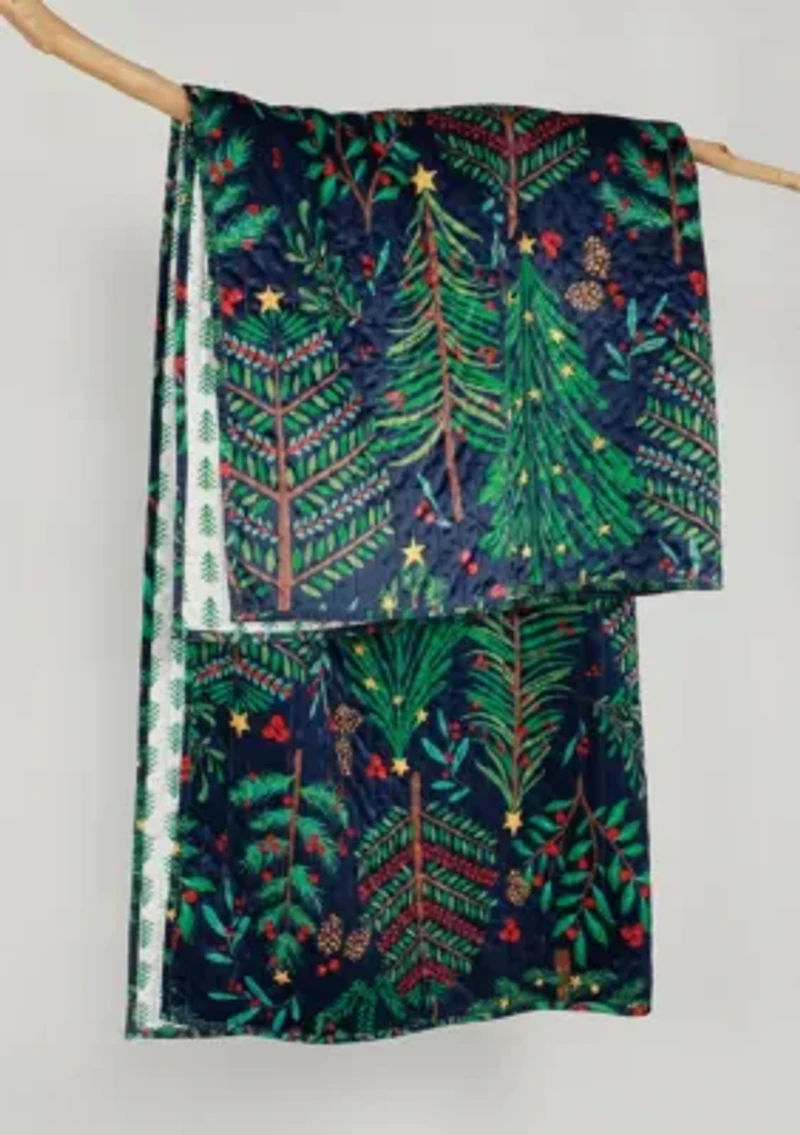 Woodsy Wonder Quilted Throw