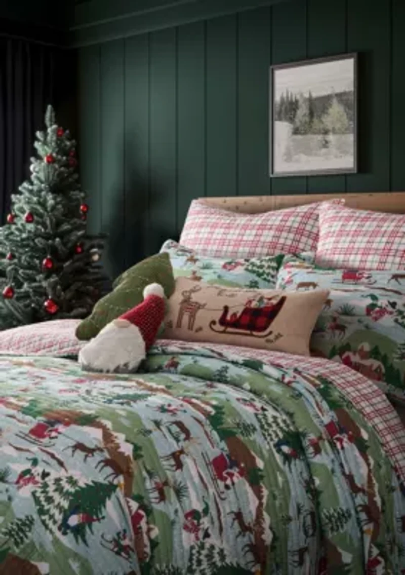 Merry Mountains Euro Sham Set of 2