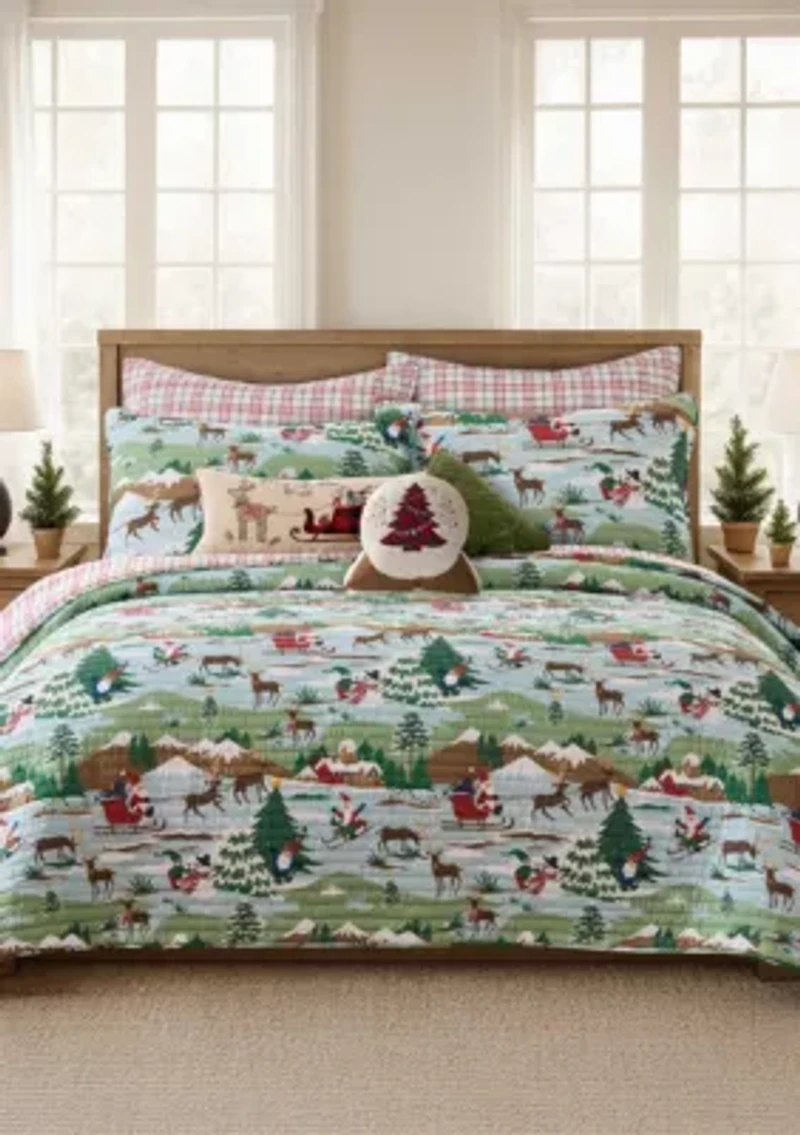 Merry Mountains Euro Sham Set of 2