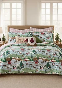 Merry Mountains Euro Sham Set of 2