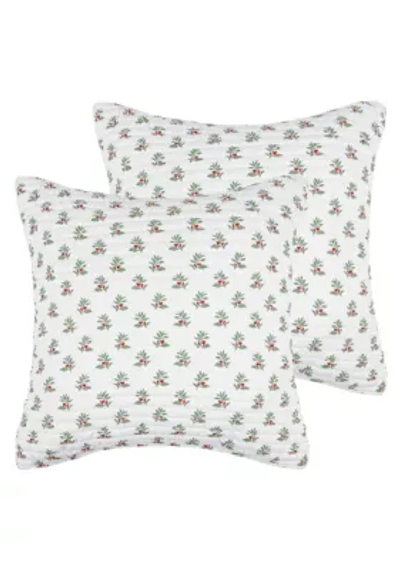 Merry Tartan Euro Sham Set of 2