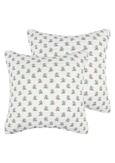 Merry Tartan Euro Sham Set of 2