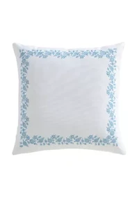 Boracay Stripe Floral Embroidered Pillow