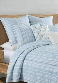 Boracay Stripe Muslin Euro Sham Set of 2