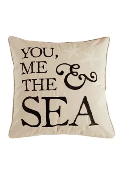 Cerralvo You Me Sea Pillow
