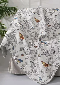 Mockingbird Quilted Throw