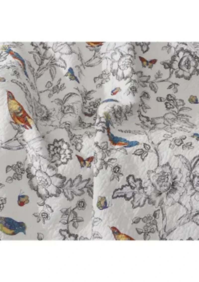 Mockingbird Quilted Throw