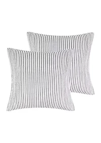 Tobago Stripe Euro Sham Set of 2