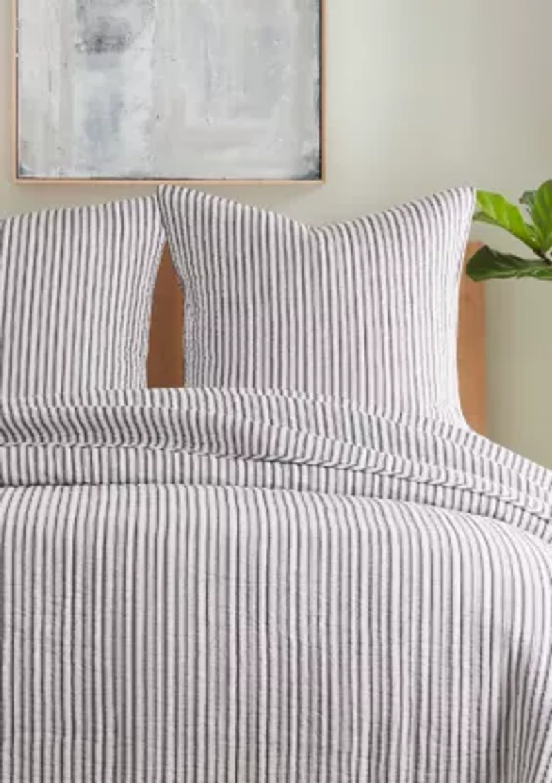 Tobago Stripe Euro Sham Set of 2