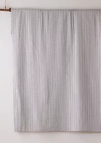 Tobago Stripe Taupe Twin Quilt Set