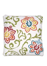 Clementine Floral Pillow