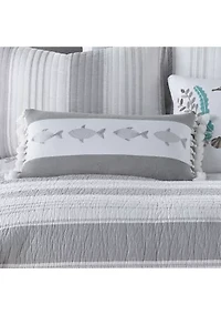 Nantucket Fish Pillow with Tassels