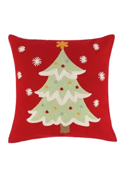 Comet & Cupid Christmas Tree Pillow