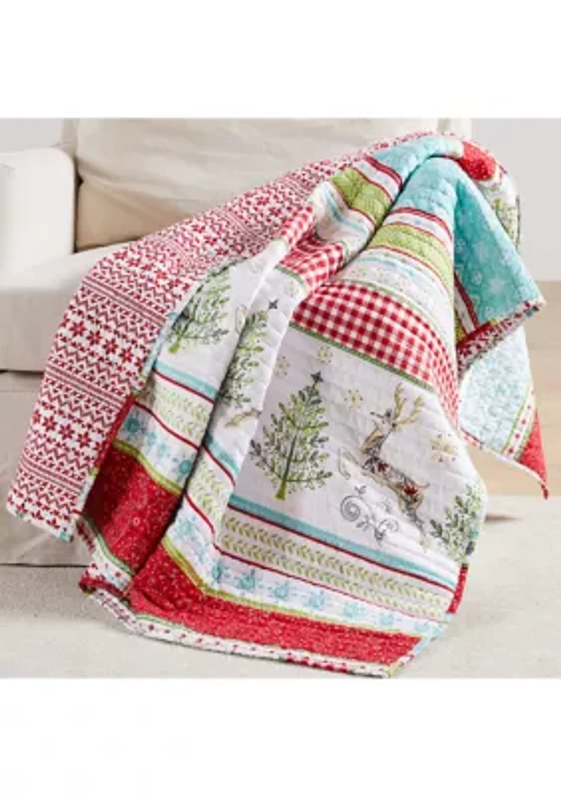 Comet & Cupid Quilted Throw