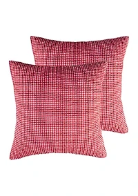 Gnome for the Holidays Euro Sham - Set of 2