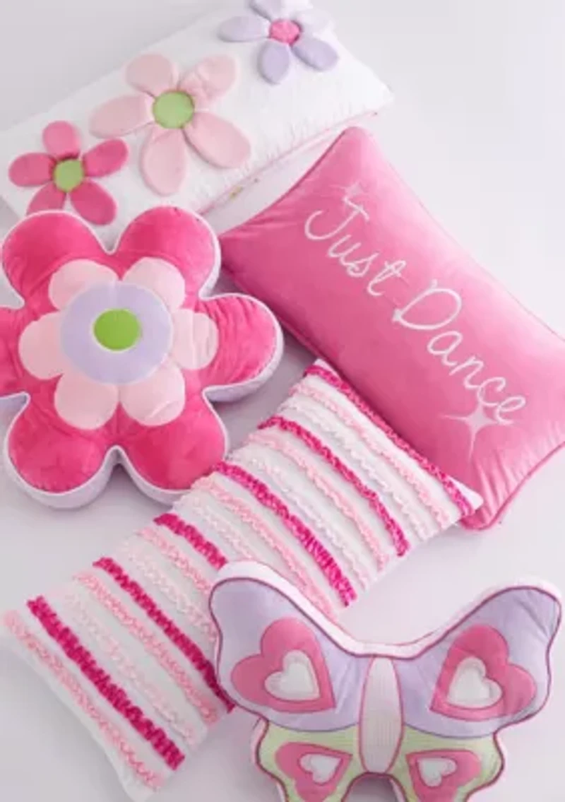 Merrill Girl Butterfly Shaped Pillow