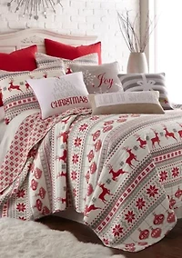 Silent Night Love Joy Peace Pillow