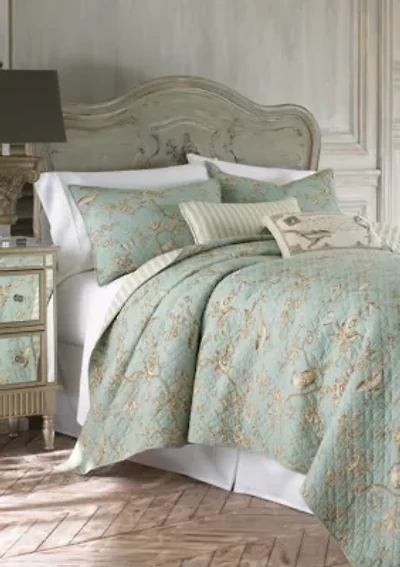 Tamir Teal Full/Queen Quilt