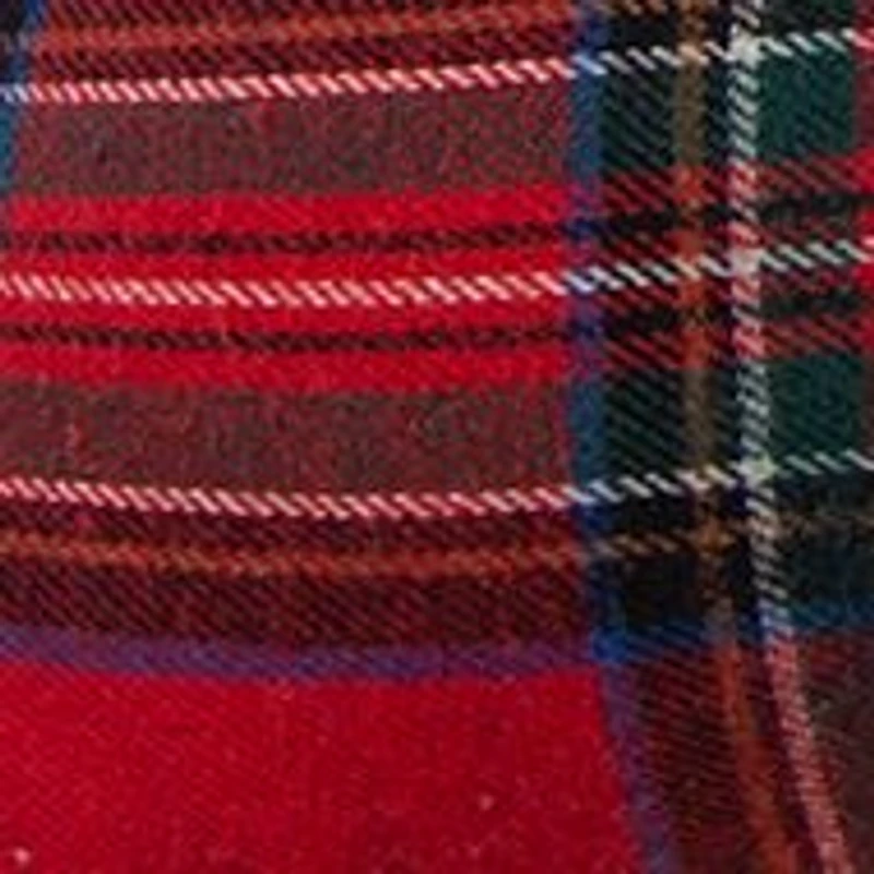 Spencer Plaid Holly Jolly Tassel Pillow