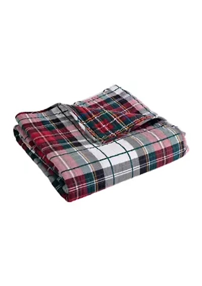 Spencer Plaid Quilted Throw