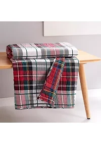 Spencer Plaid Quilted Throw