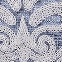  Bennett Embroidered Fringe Pillow 