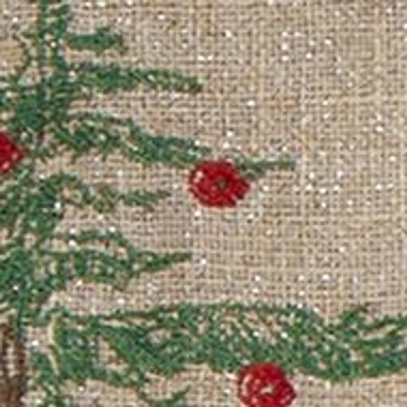 Sleigh Bells Happy Holidays Pillow