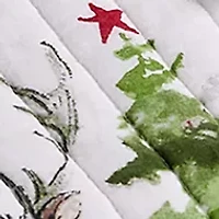 Sleigh Bells Quilted Throw