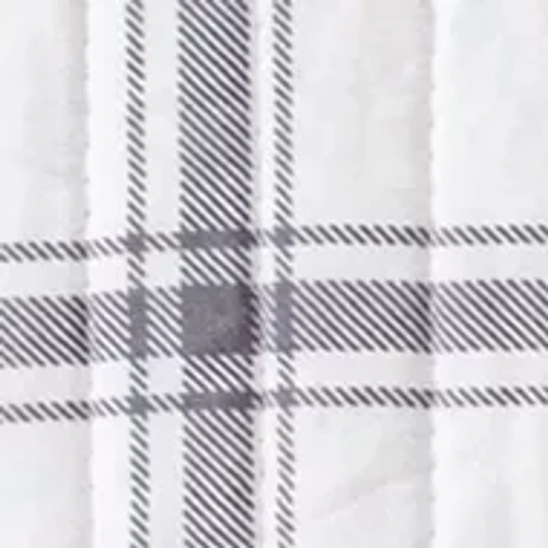 Sleigh Bells Gray Euro Sham