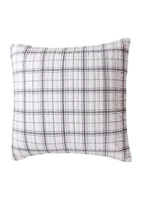 Sleigh Bells Gray Euro Sham