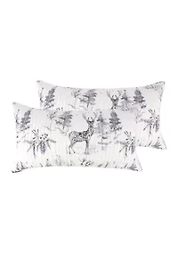 Sleigh Bells Gray Sham - 2 Pack 