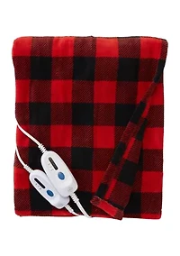 Heated Microplush Throw Blanket