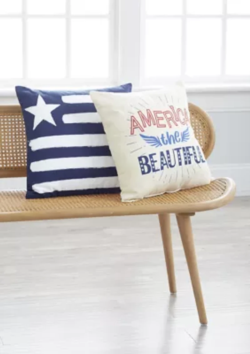 Decorative Pattern Throw Pillows - Set of 2