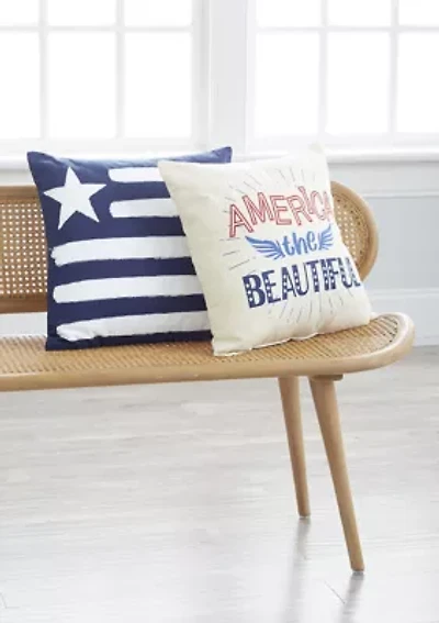 Decorative Pattern Throw Pillows - Set of 2