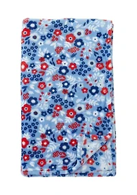 Plush Printed Throw Blanket