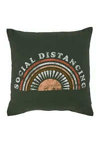Mesh Graphic Decorative Pillow 
