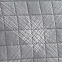 Gray Geometric Print Quilt Set