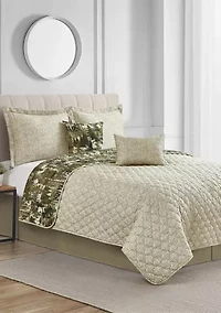 Tree Camo Reversible  Quilt Set