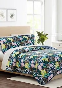 Tropical 3-Piece Quilt Set