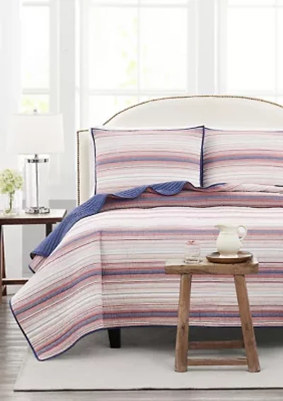Patriot Stripe Quilt Set