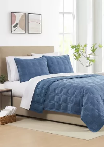 Box Stitch Quilt Set