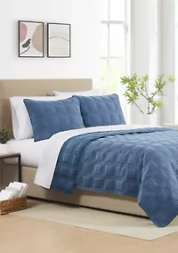Box Stitch Quilt Set