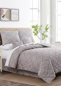 Harper Reversible 6 Piece Quilt Set