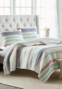 Coastal Stripe Quilt