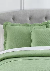 Scalloped Tiles Decorative Pillow